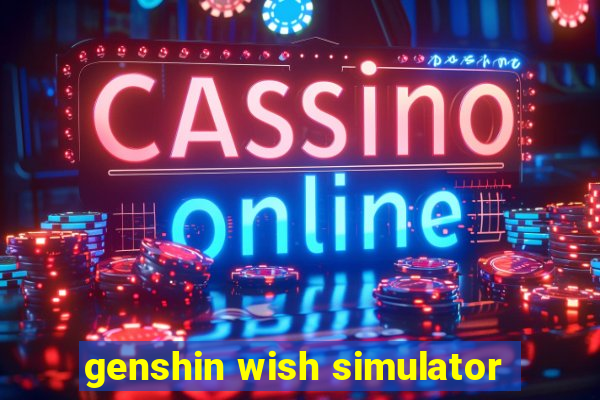 genshin wish simulator